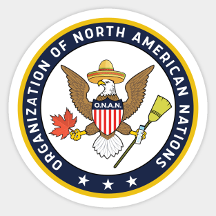 The Great Seal of O.N.A.N. from Infinite Jest Sticker